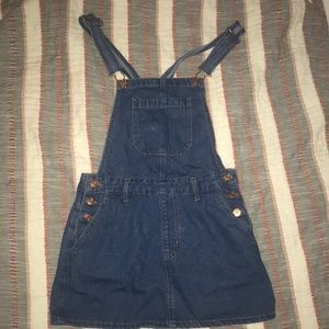Forever 21 Denim Overall Dress
